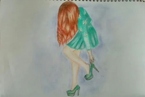 نظرررر (*^ ^*) نقاشی دخترونه طراحی مداد