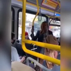 نبرد سر یک صندلی در اتوبوس !