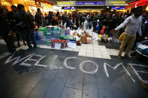 استقبال مردم آلمان از پناهندگان سوریه ای