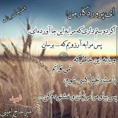 🔅 خدایا! دل شکسته و مهربانم را مرنجان.