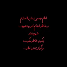 امام حسین به خاطر سکوت ما کشته شد