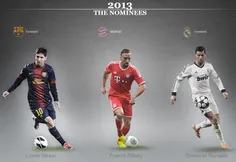 سه نامزد نهایی کسب عنوان بهترین بازیکن فوتبال اروپا را مع