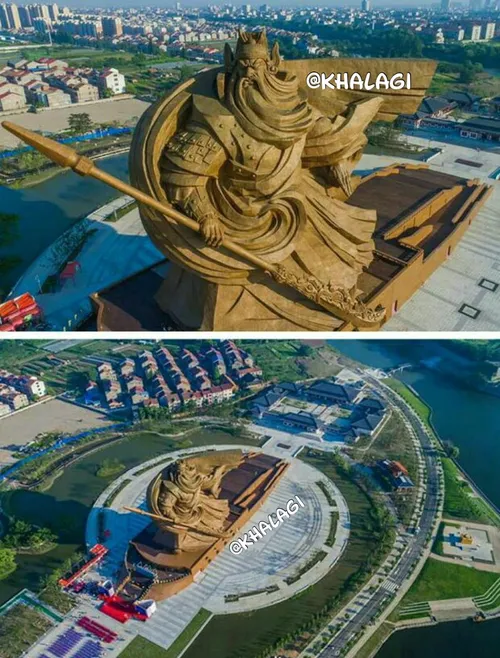 مجسمه خدای جنگ در چین رونمایی شد