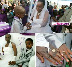 یک زن 62 ساله در آفریقای جنوبی با پسری 9 ساله ازدواج کرد!