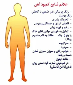 کمبود آهن را جدی بگیریم❗ ️