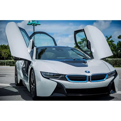 Take a ride in @PrestigeLuxuryRentals BMW i8. Rent it tod