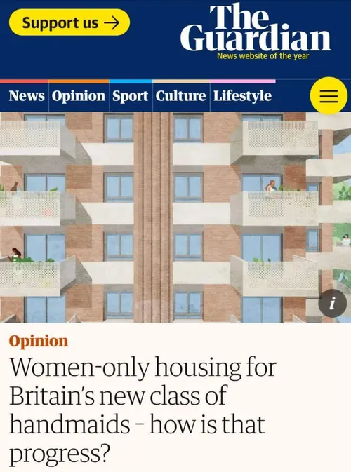 ساخت مجتمع های مسکونی زنانه در انگلیس!