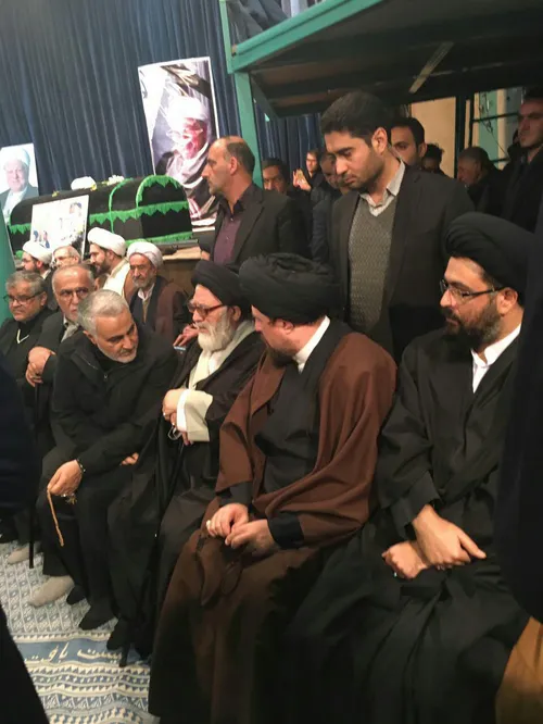 حضور حاج قاسم سلیمانی در مراسم وداع حجت الاسلام رفسنجانی 