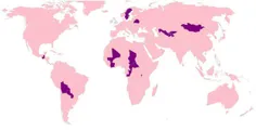 ✔ ️ ‏ایندیپندنت: به غیر از ۲۲ کشور (کشورهای بنفش روی نقشه
