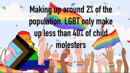 ⭕️با اینکه افراد LGBT کمتر از (حدود) 2 درصد جمعیت جهان را