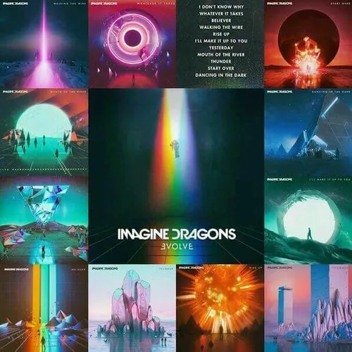 Imagine Dragons🌟 album cover Rock band