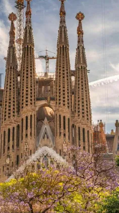 «ساگرادا فامیلیا»Sagrada Família بدون شک یکی از عجیب‌ترین