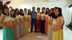 روز پدر رو باس ب این تبریک گفت ۱۳ زن داره و همزمان همشو ن