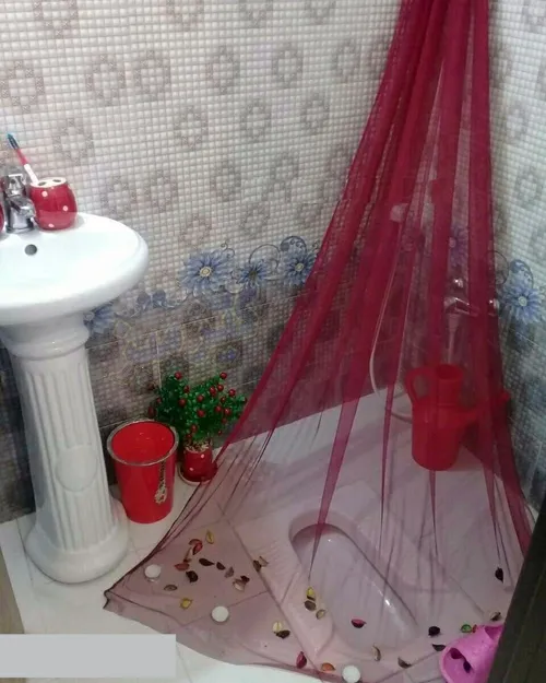 تزئین توالت منزل نو عروس!