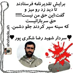 #شهید_رضا_شکری_پور