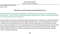 بیانیه تهدیدآمیز ترامپ علیه تهران
