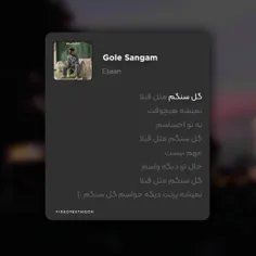 گل سنگم مثل قبلا ...........