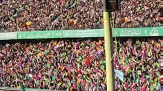 جشن بزرگ امام حسن(ع) در ورزشگاه صد هزار نفری آزادی که تماما پر شده بود✌️