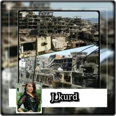 ویرانی های شهر کردنشین شرناخ در پی یورش ارتش ترکیه به جنو