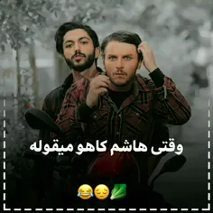 وقتی هاشم کاهو میقوله 
😂😔😆