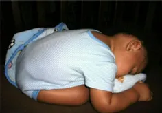 تصاویر #بامزه از خوابیدن بچه‌ها در جا‌های غیرعادی 😆 