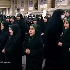 هم‌خوانی گروه سرود دختران در محضر #امام_خامنه‌ای

