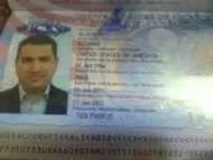 🌄 ۴- در زیر تصویر پاسپورت آمریکایی «الزرفی» که مامور تشکی