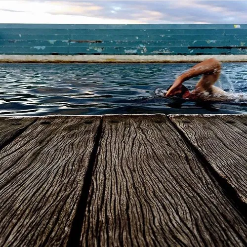 Daily life at Newcastle Ocean Baths, NSW, Australia: A sw