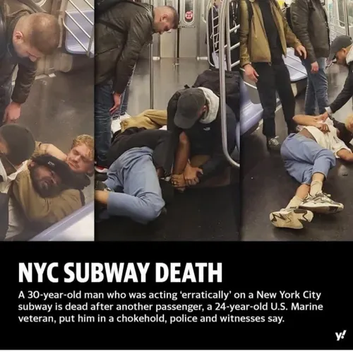 نیلی مرد سیاه پوستی است که وارد متروی نیویورک می شه، فریا