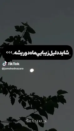 شاید دلیل زیبایی ماه...:)