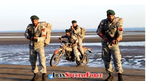 کوماندو های ارتش در سواحل خلیج فارس