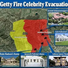 ✔ ️رویترز:  آتش‌سوزی گسترده کالیفرنیای آمریکا که از 3 آبا