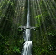 آبشاری در آمریکا