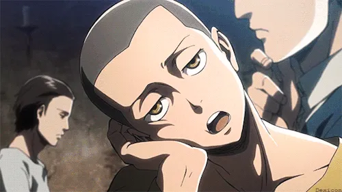 anime gif🎠 Sasha braus🍞 Connie Springer💫 attack on titan 