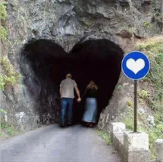 تونل عشق در کشور اوکراین