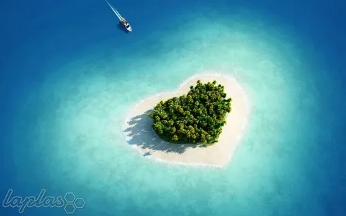 تصویر بالا جزیره مالدیو