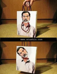 ساک دستی اعدام صدام!×