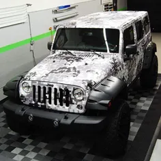 Jeep Wrangler wrapped by @firstclassautosports