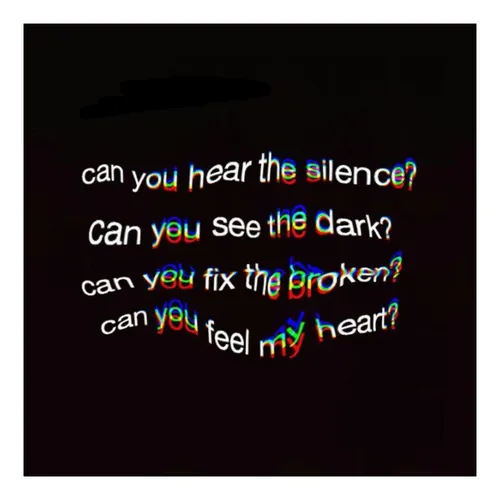 تو میتونی بشنوی خاموشی رو ؟؟