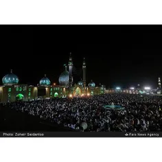 مسجد مقدس جمکران در شب میلاد امام زمان عجل الله تعالی  فر