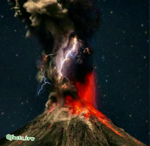 فوران آتشفشان کولینادر مکزیک و واکنشهای شیمیایی که منجر ب