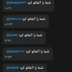 بچه ها ترو خداااااااااااااااااا ان فالو نزنید لطفااااا