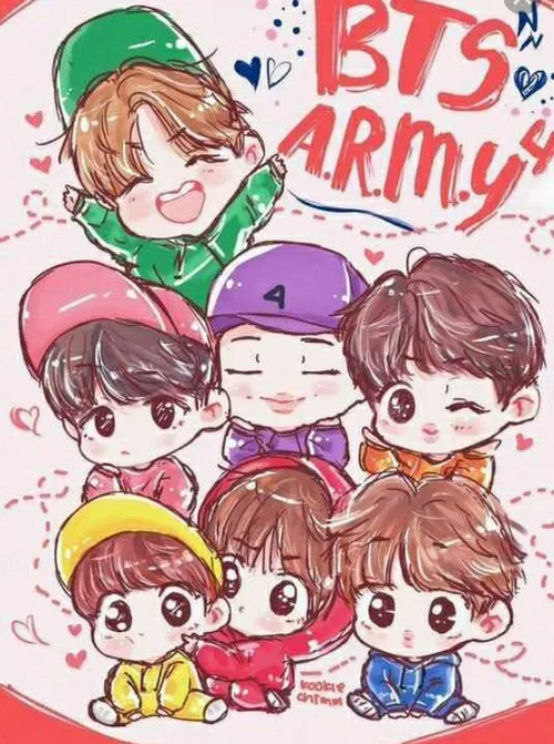 BTS Anime Art