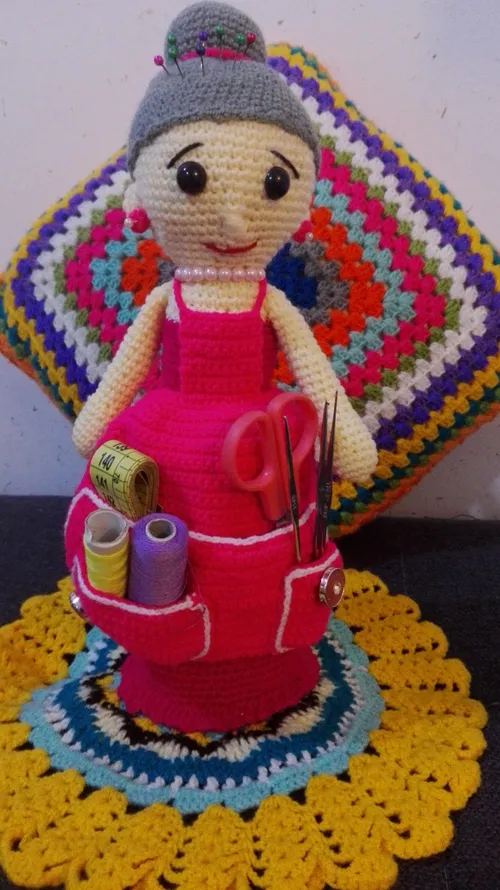 عروسک مادربزرگ هنرمند آموزش و سفارش پذیرفته میشودhttps://