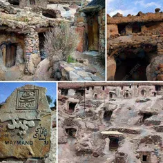 روستای‌ دست کند"میمند" کرمان با قدمت بیش از ۶۰۰۰سال!ازعجا