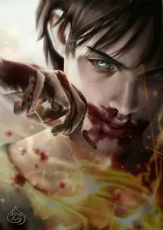 #Eren_jaeger 💣 🎇  #エレン #Digital_painting #attack_fan_art