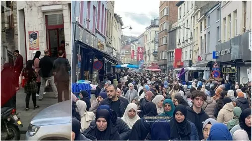 📸وضعیت حجاب در خیابان های بروکسل بلژیک