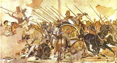 میگویند اسکندر قبل از حمله به ایران درمانده و مستأصل بود.