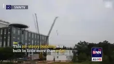  چینی‌ها چگونه در یک روز خانه می‌سازند؟