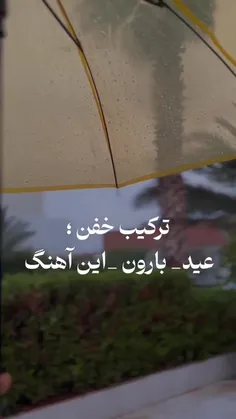 🤍💛 عاشقی را دیدم زیر باران